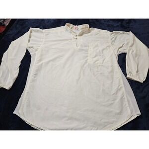 Rail Riders wind breaker jacket size Large mens pullover white velcro collar